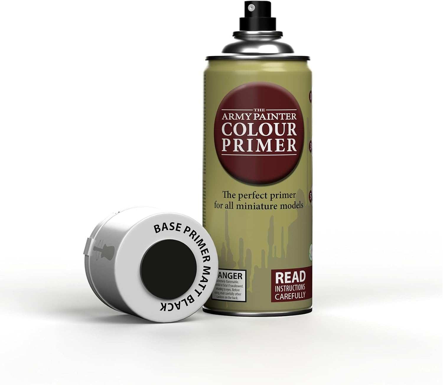 The Army Painter Color Primer Spray Paint, Matt Black, 400ml, 13.5oz