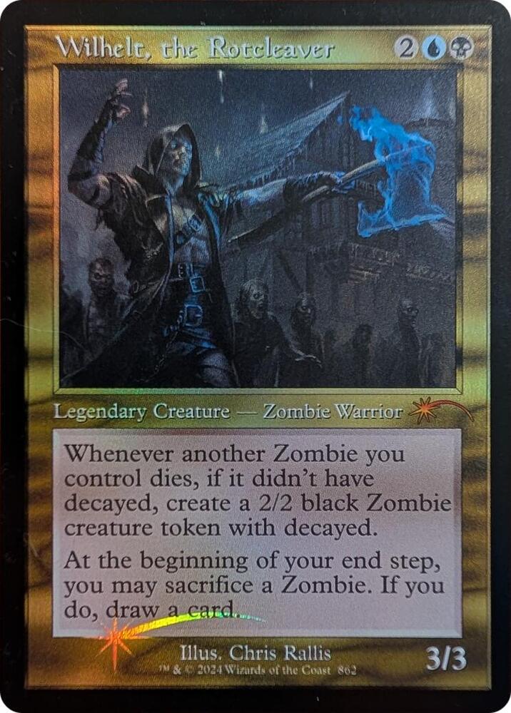 Wilhelt, the Rotcleaver - Blue/Black