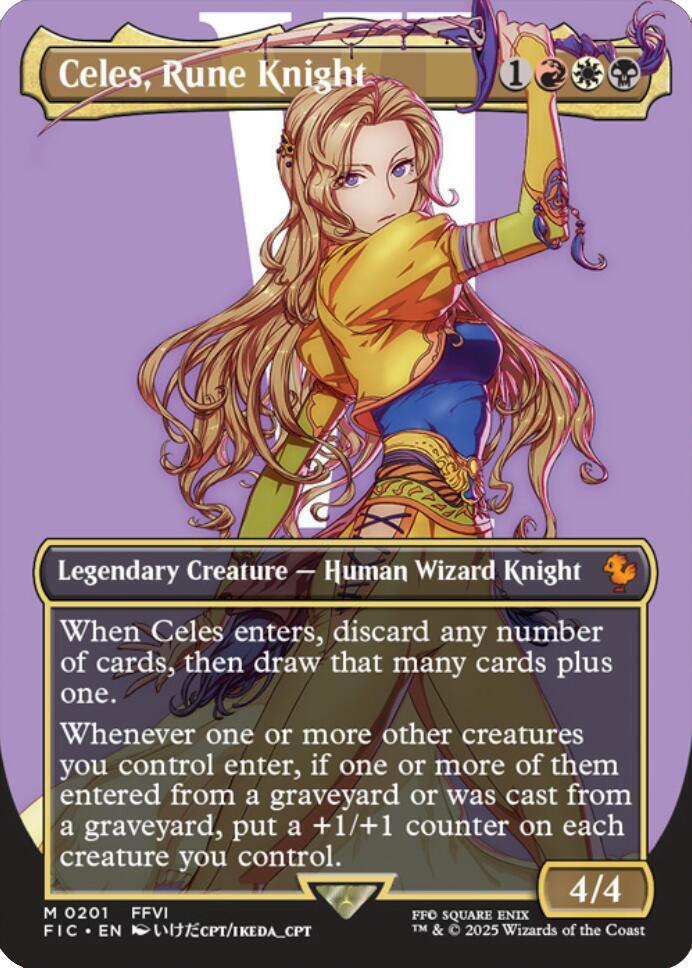 Celes, Rune Knight - Red/White/Black