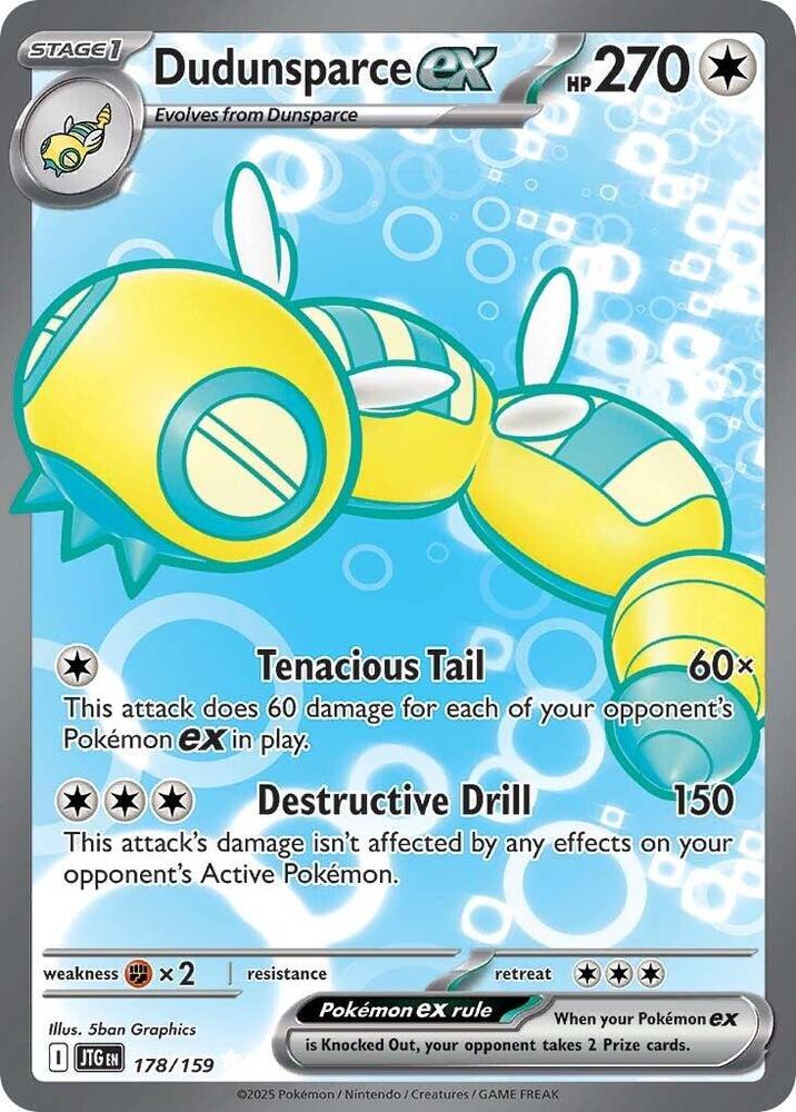 Dudunsparce EX - Colorless