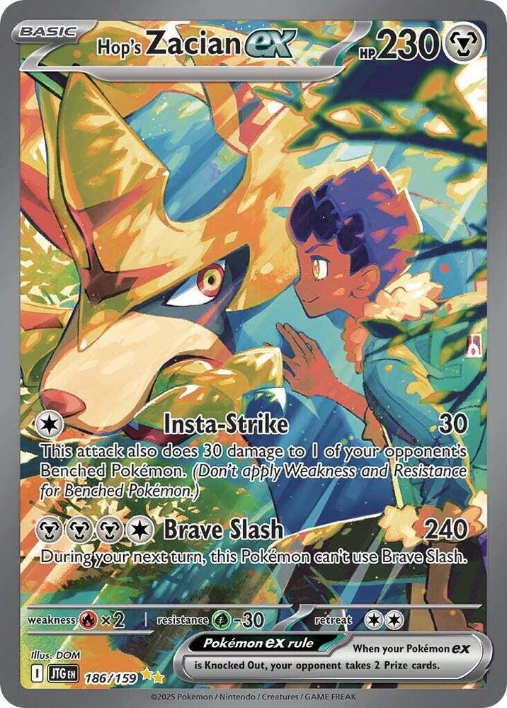 Hop's Zacian EX - Steel