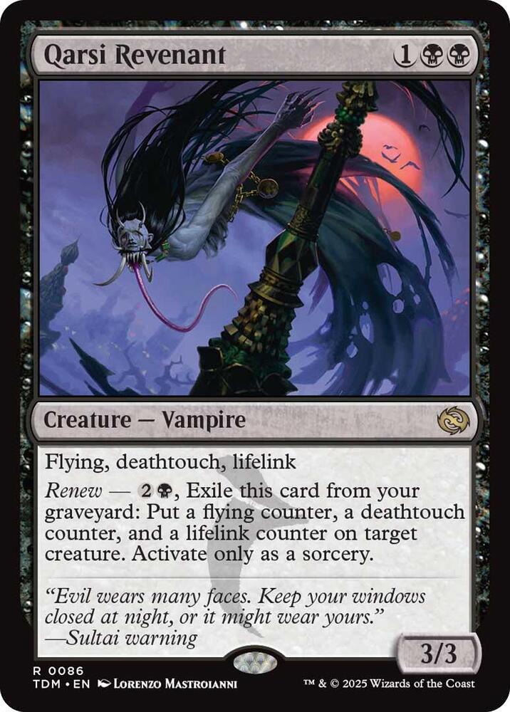 Qarsi Revenant - Black