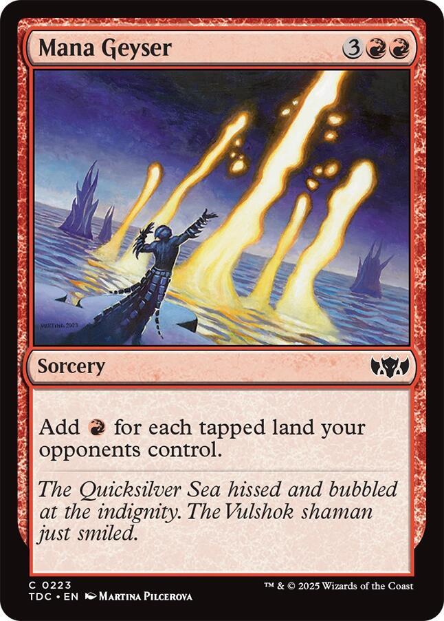 Mana Geyser - Red