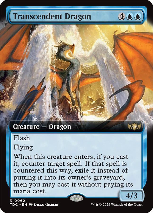 Transcendent Dragon - Blue