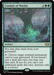 Conduit of Worlds - Green/Artifact