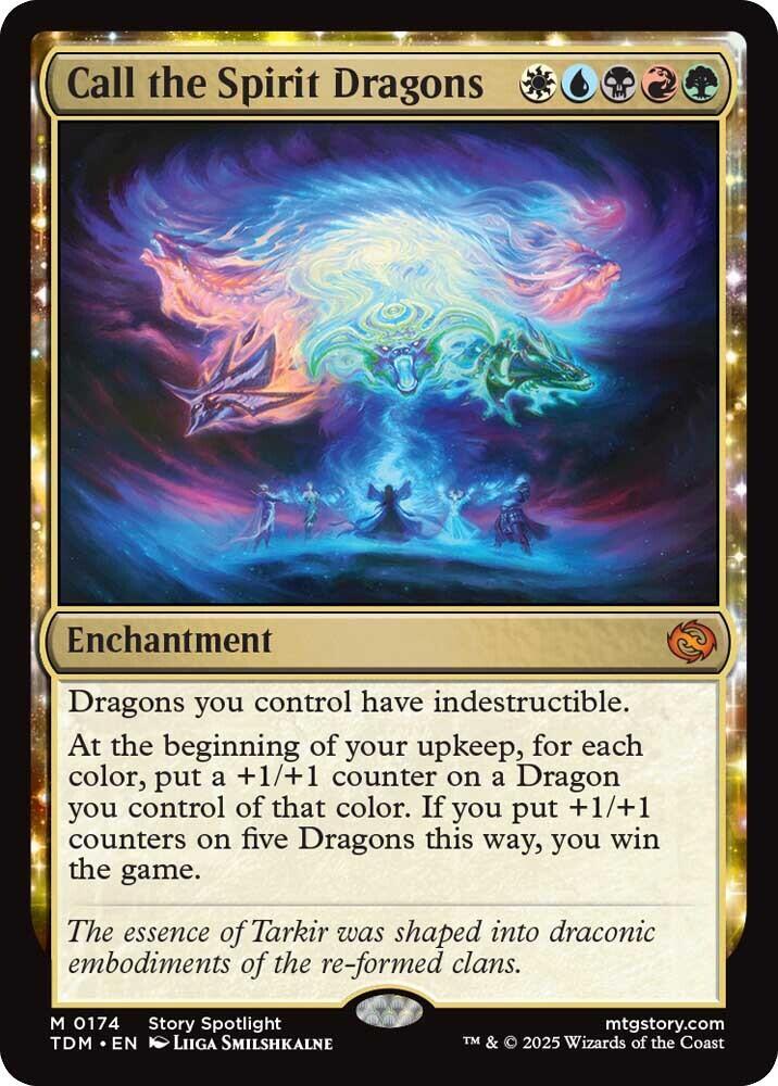 Call the Spirit Dragons - White/Blue/Black/Red/Green
