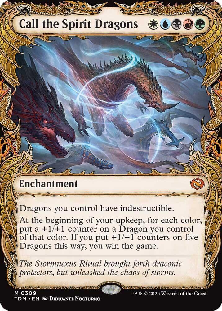 Call the Spirit Dragons - White/Blue/Black/Red/Green