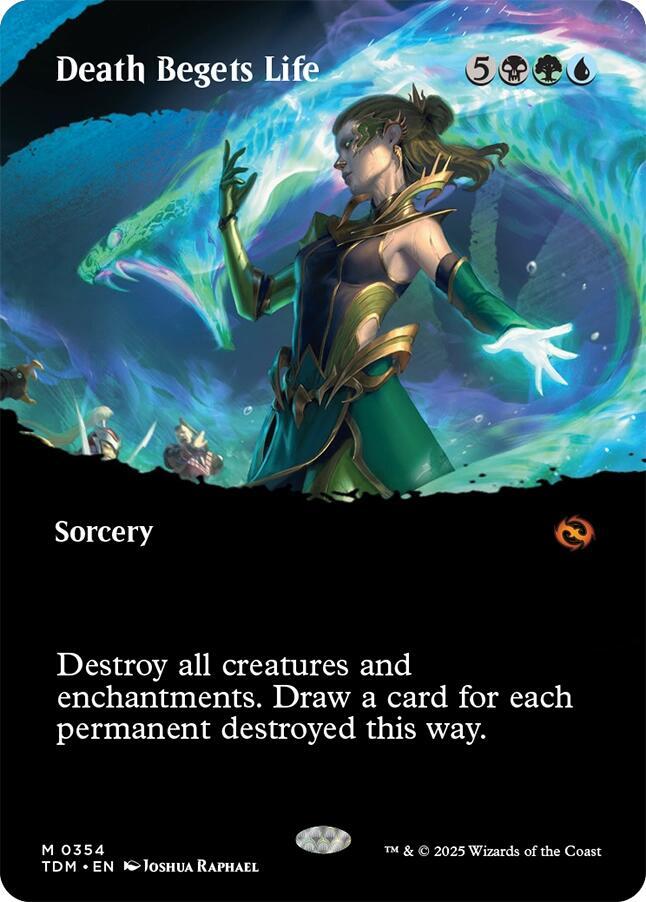 Death Begets Life - Black/Green/Blue