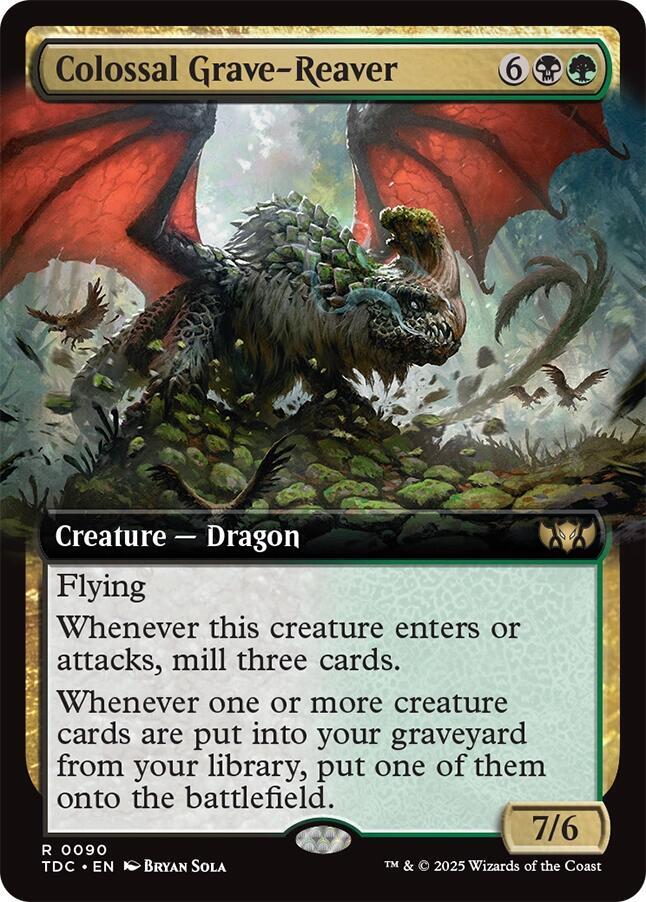 Colossal Grave-Reaver - Black/Green