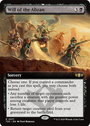 Will of the Abzan - Black