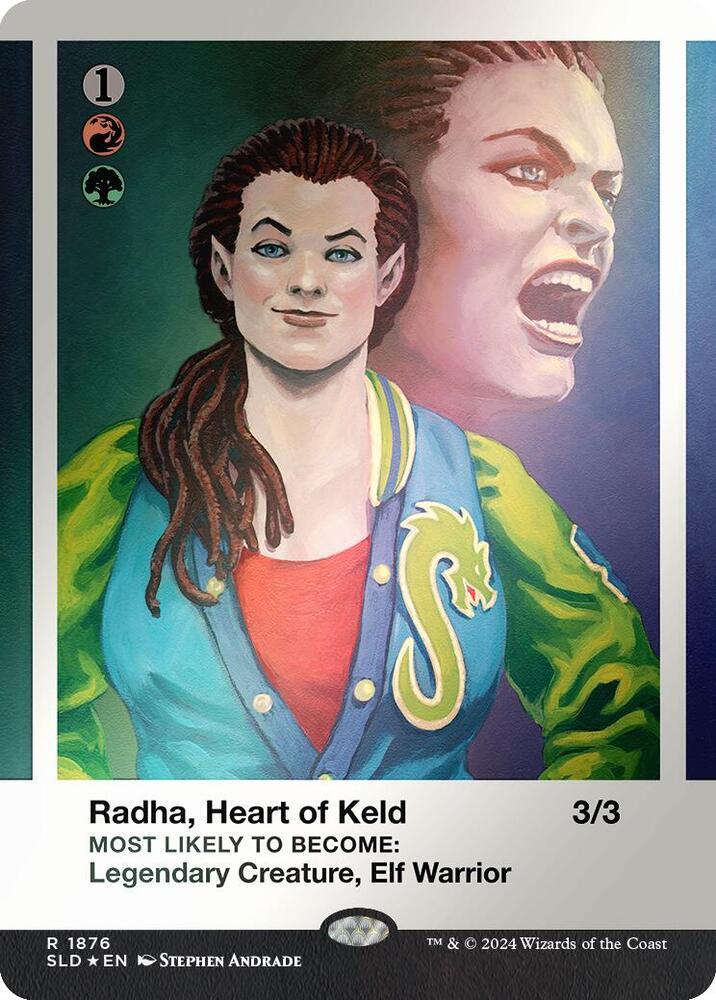 Radha, Heart of Keld - Red/Green