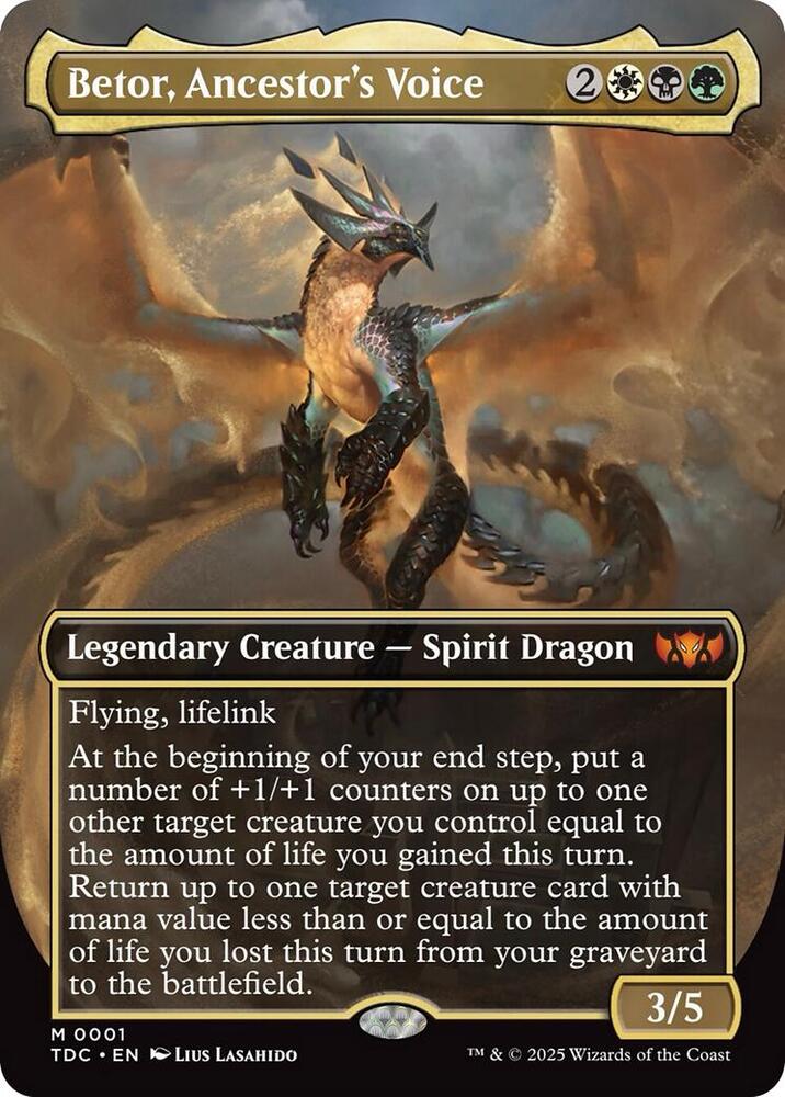 Betor, Ancestor's Voice - W/B/G