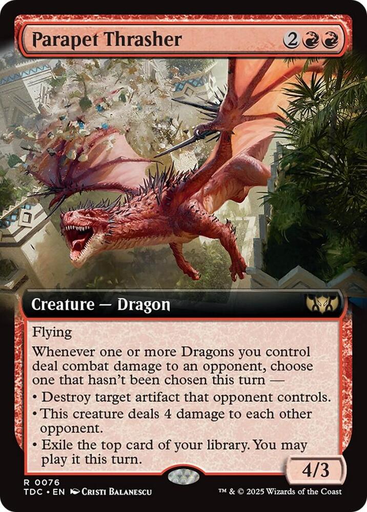Parapet Thrasher - Red