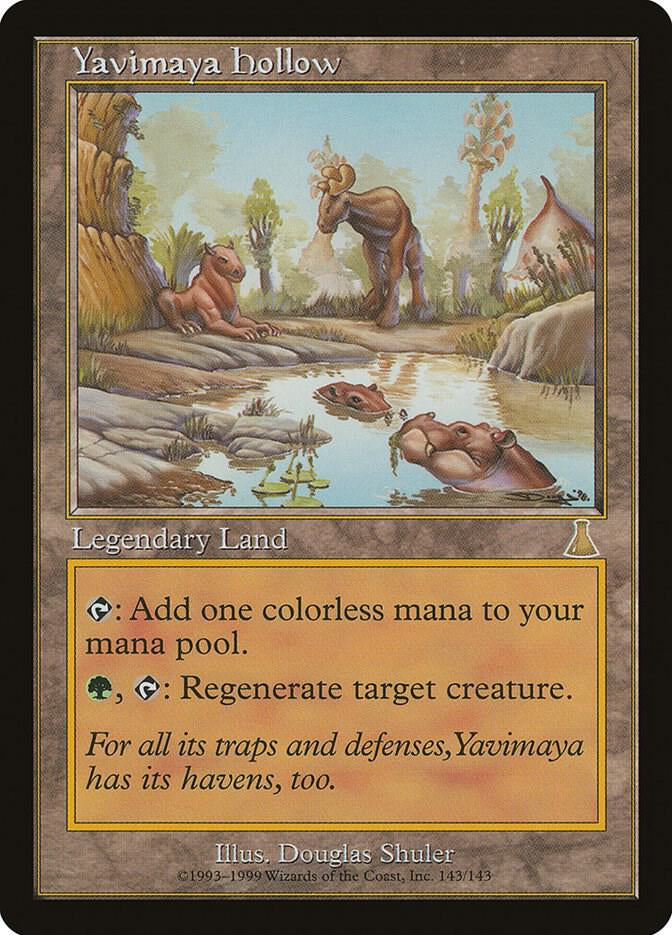 Yavimaya Hollow - Land