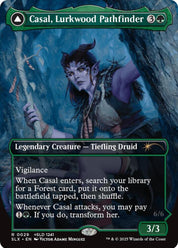 Casal, Lurkwood Pathfinder // Casal, Pathbreaker Owlbear - Green