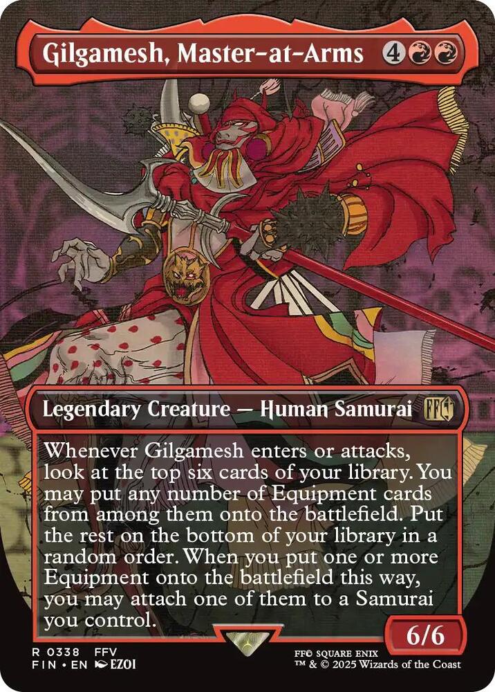 Gilgamesh, Master-at-Arms - Red