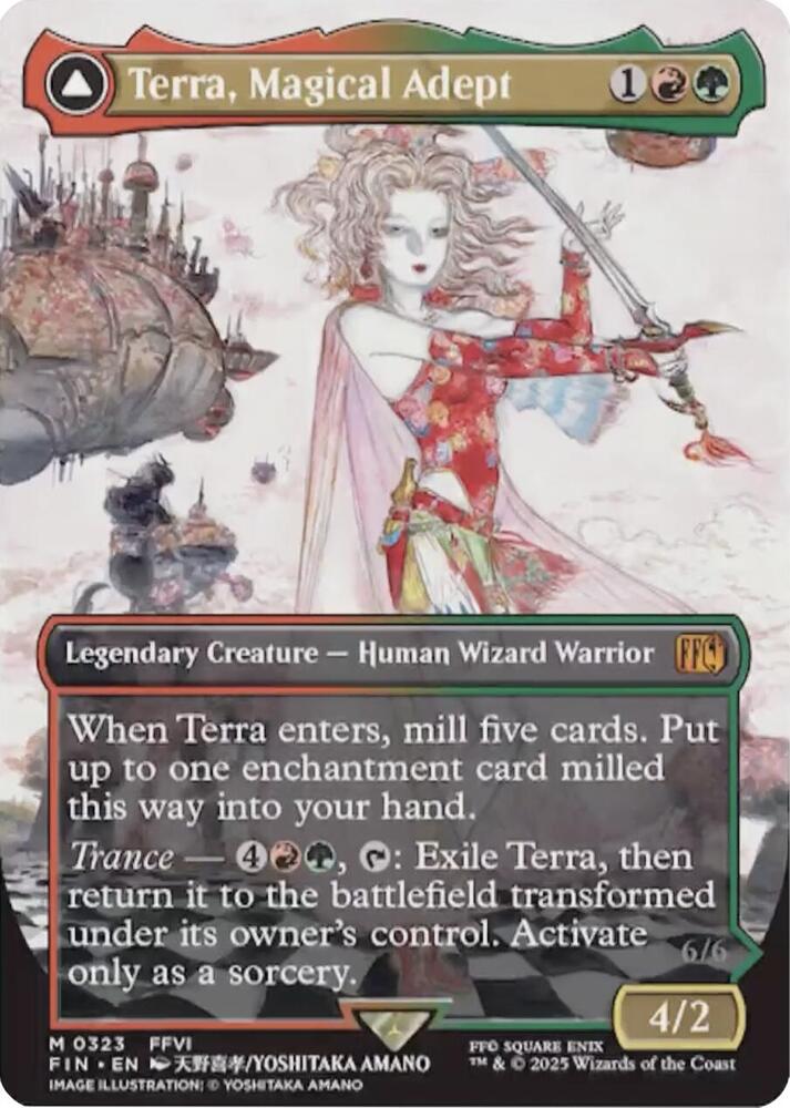 Terra, Magical Adept/Esper Terra - Red/Green
