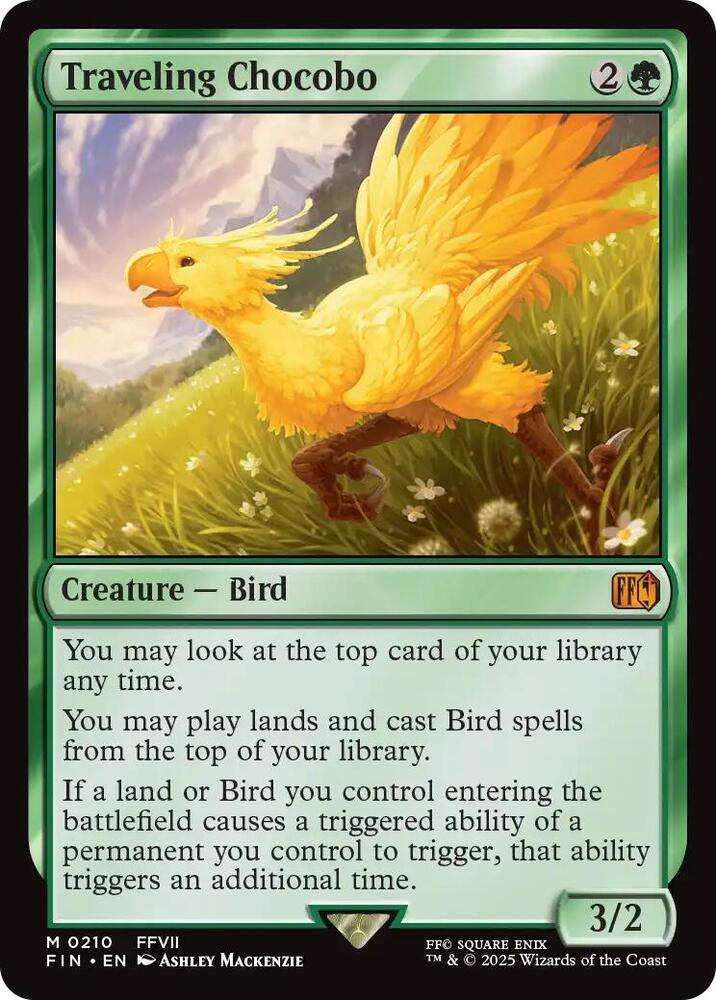 Traveling Chocobo - Green