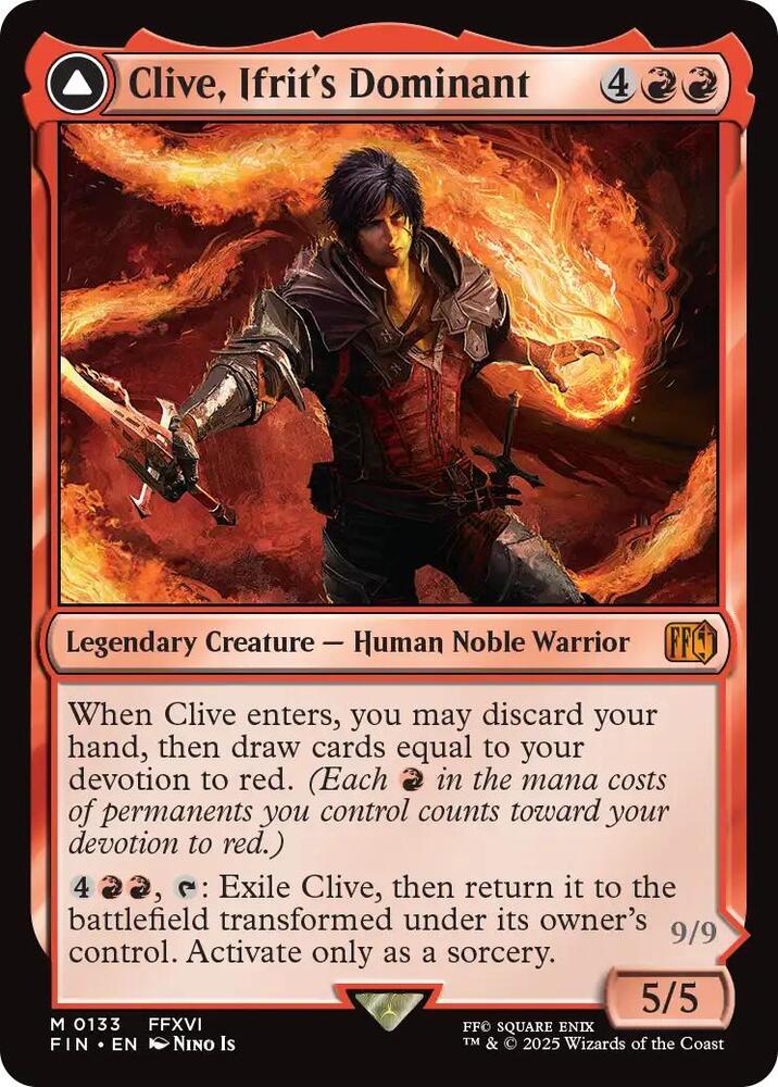 Clive, Ifrit's Dominant - Red