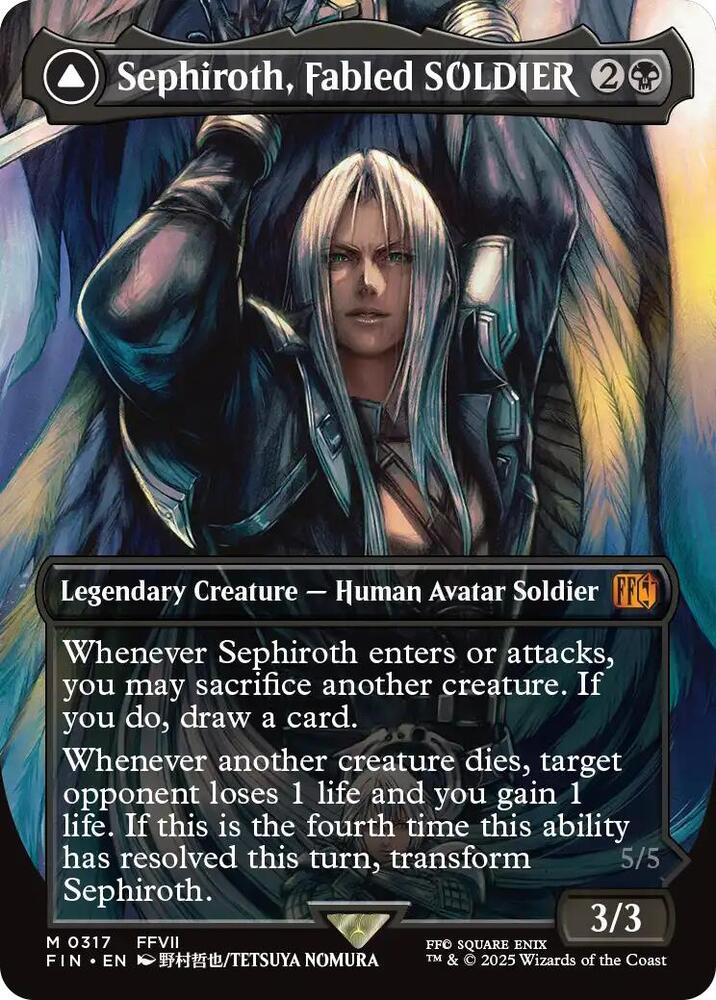 Sephiroth, Fabled SOLDIER - Black