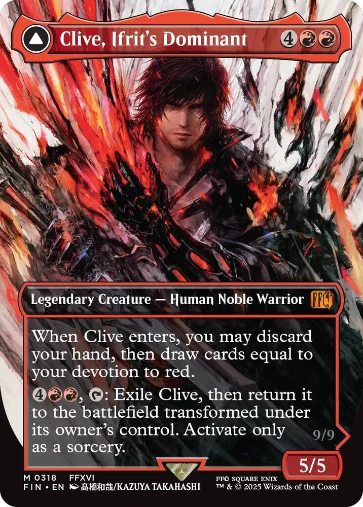 Clive, Ifrit's Dominant - Red