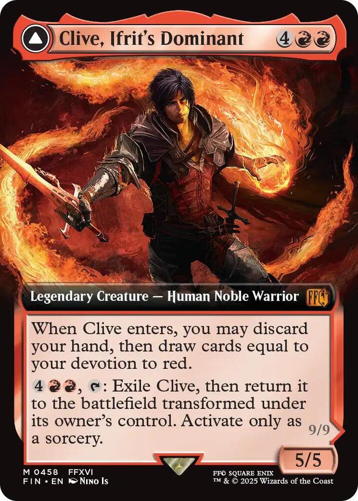 Clive, Ifrit's Dominant - Red
