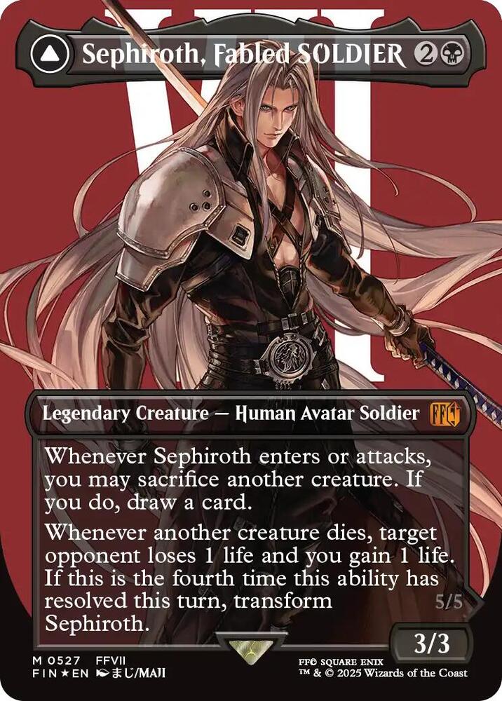 Sephiroth, Fabled SOLDIER - Black