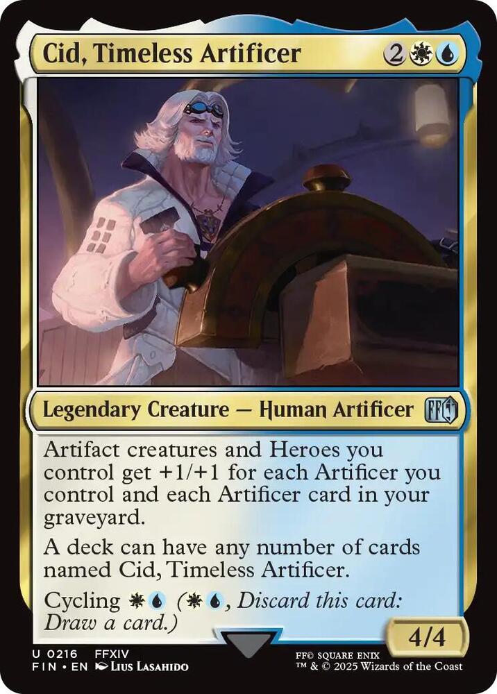 Cid, Timeless Artificer - White/Blue
