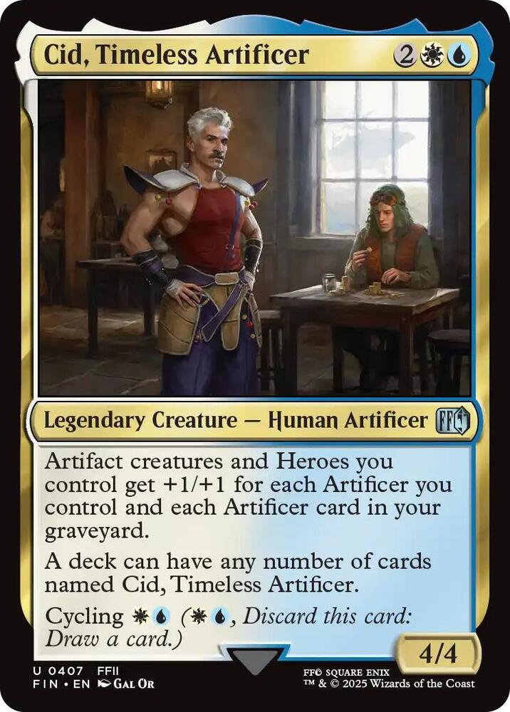 Cid, Timeless Artificer - White/Blue