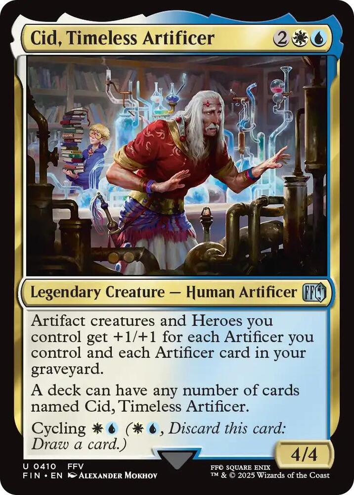 Cid, Timeless Artificer - White/Blue