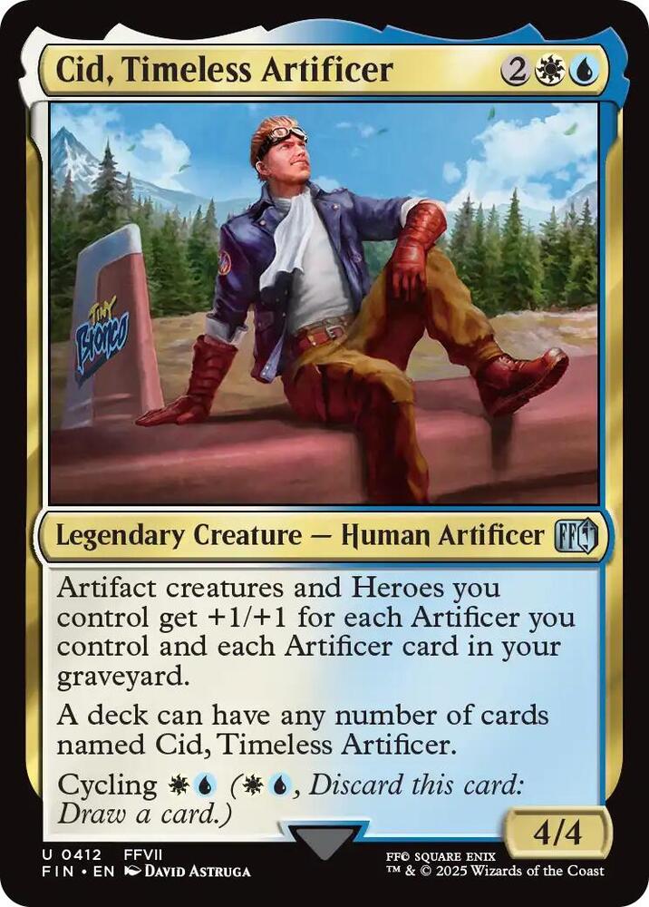 Cid, Timeless Artificer - White/Blue