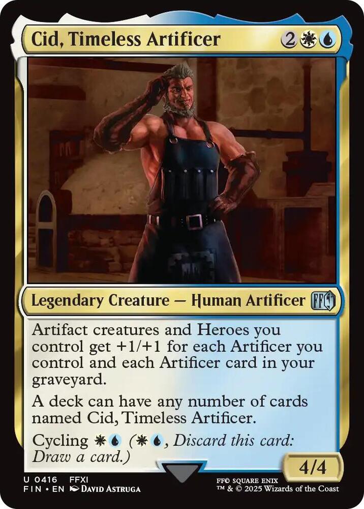 Cid, Timeless Artificer - White/Blue