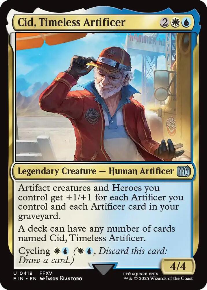 Cid, Timeless Artificer - White/Blue