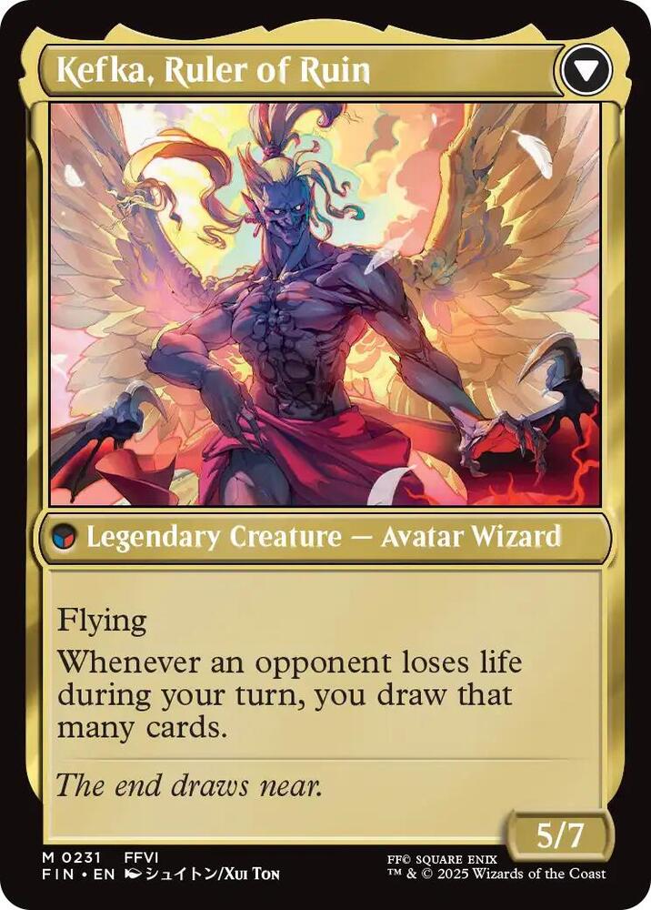 Kefka, Court Mage - Blue/Black/Red