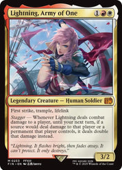 Lightning, Army of One - Red/White