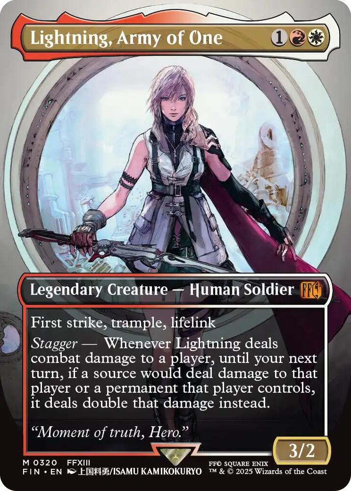Lightning, Army of One - Red/White