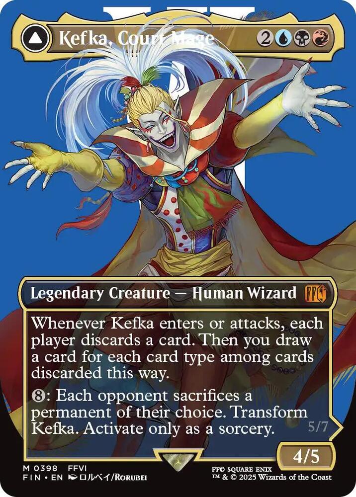 Kefka, Court Mage - Blue/Black/Red