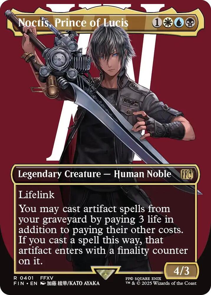 Noctis, Prince of Lucis - White/Blue/Black