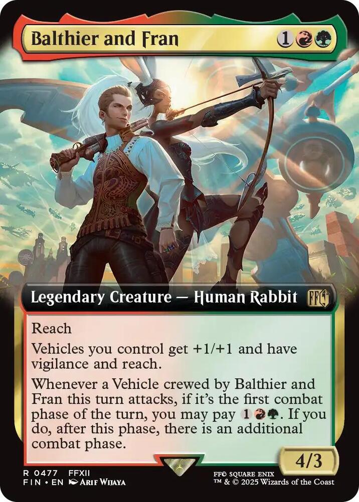 Balthier and Fran - Red/Green
