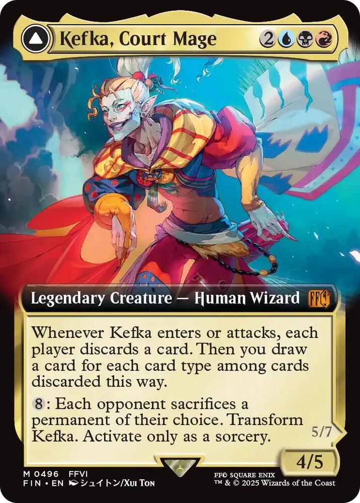 Kefka, Court Mage - Blue/Black/Red