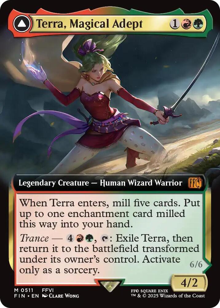 Terra, Magical Adept/Esper Terra - Red/Green