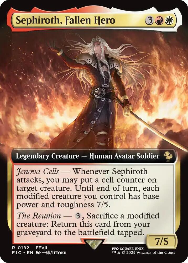 Sephiroth, Fallen Hero - Red/White