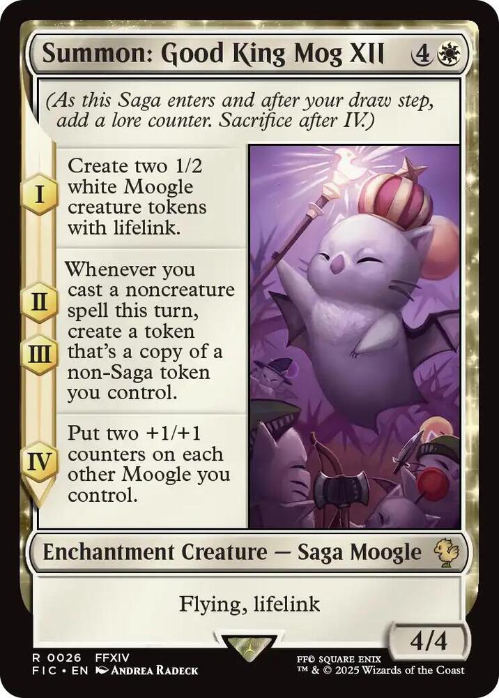 Summon: Good King Mog XII - White