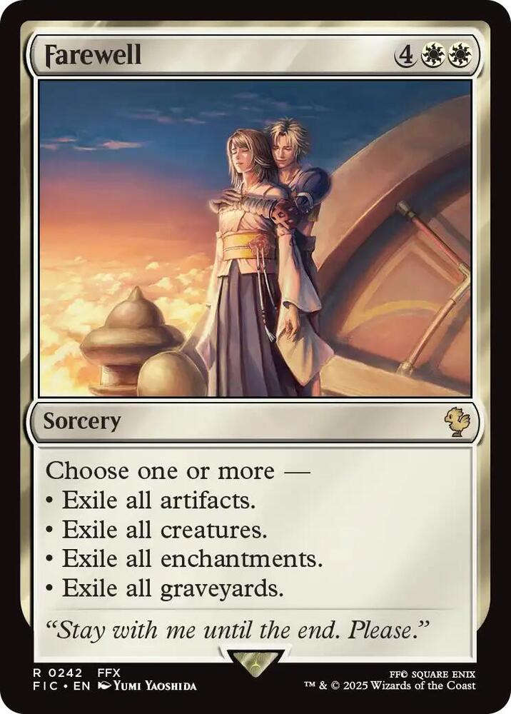 Farewell - White
