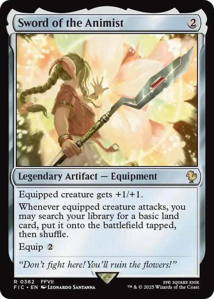 Sword of the Animist - Artifact