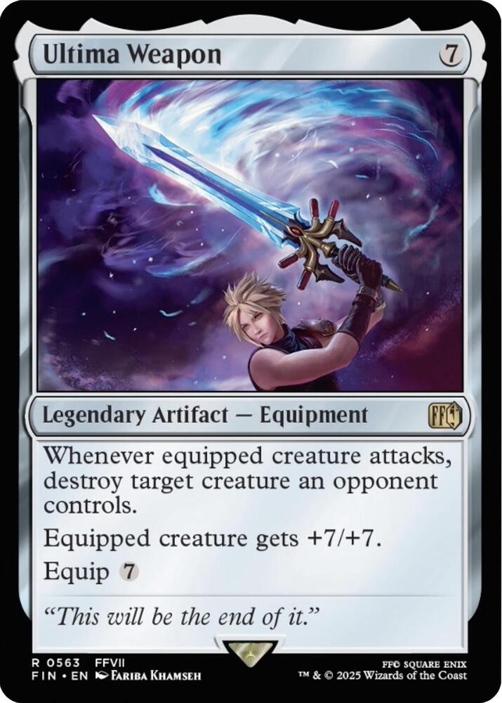 Ultima Weapon - Artifact