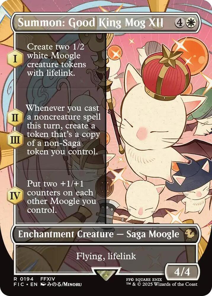 Summon: Good King Mog XII - White