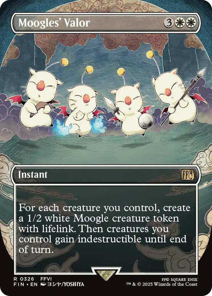 Moogles' Valor - White