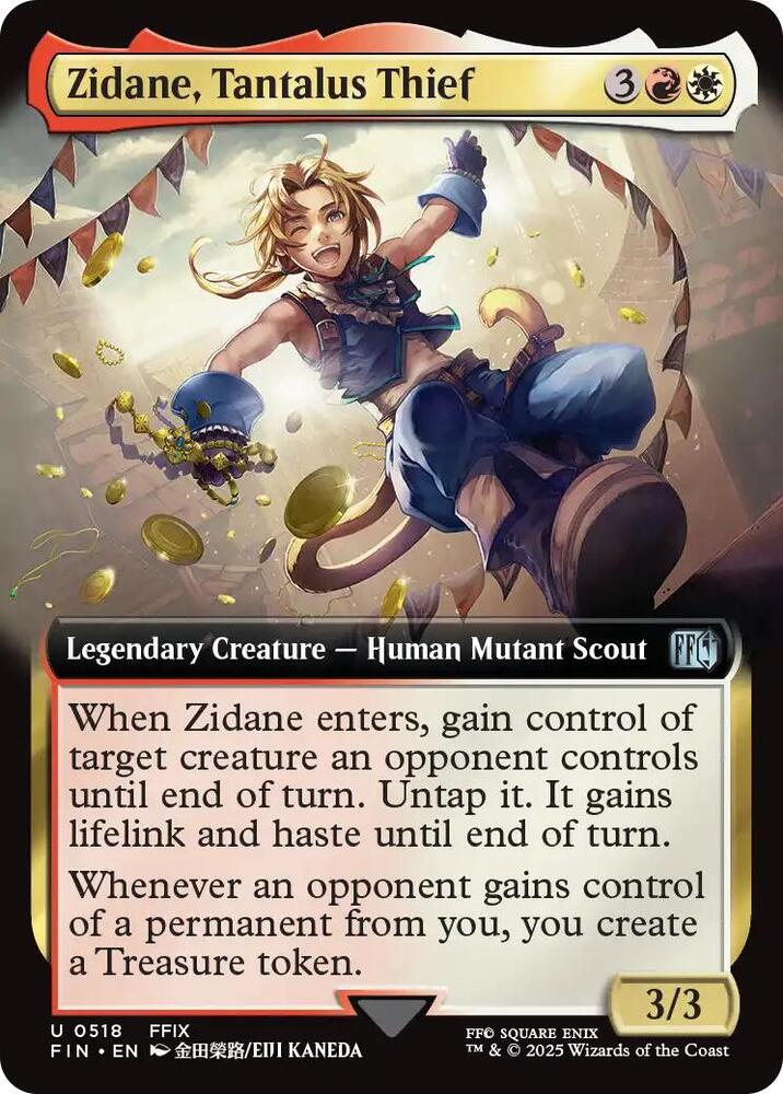 Zidane, Tantalus Thief  - Red/White