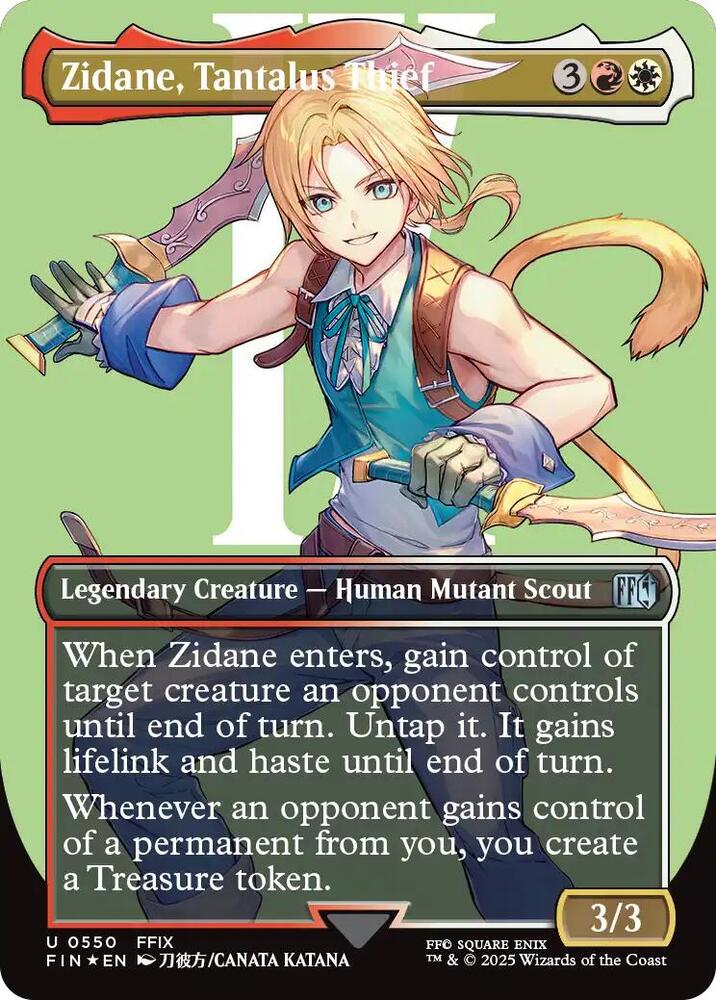 Zidane, Tantalus Thief  - Red/White